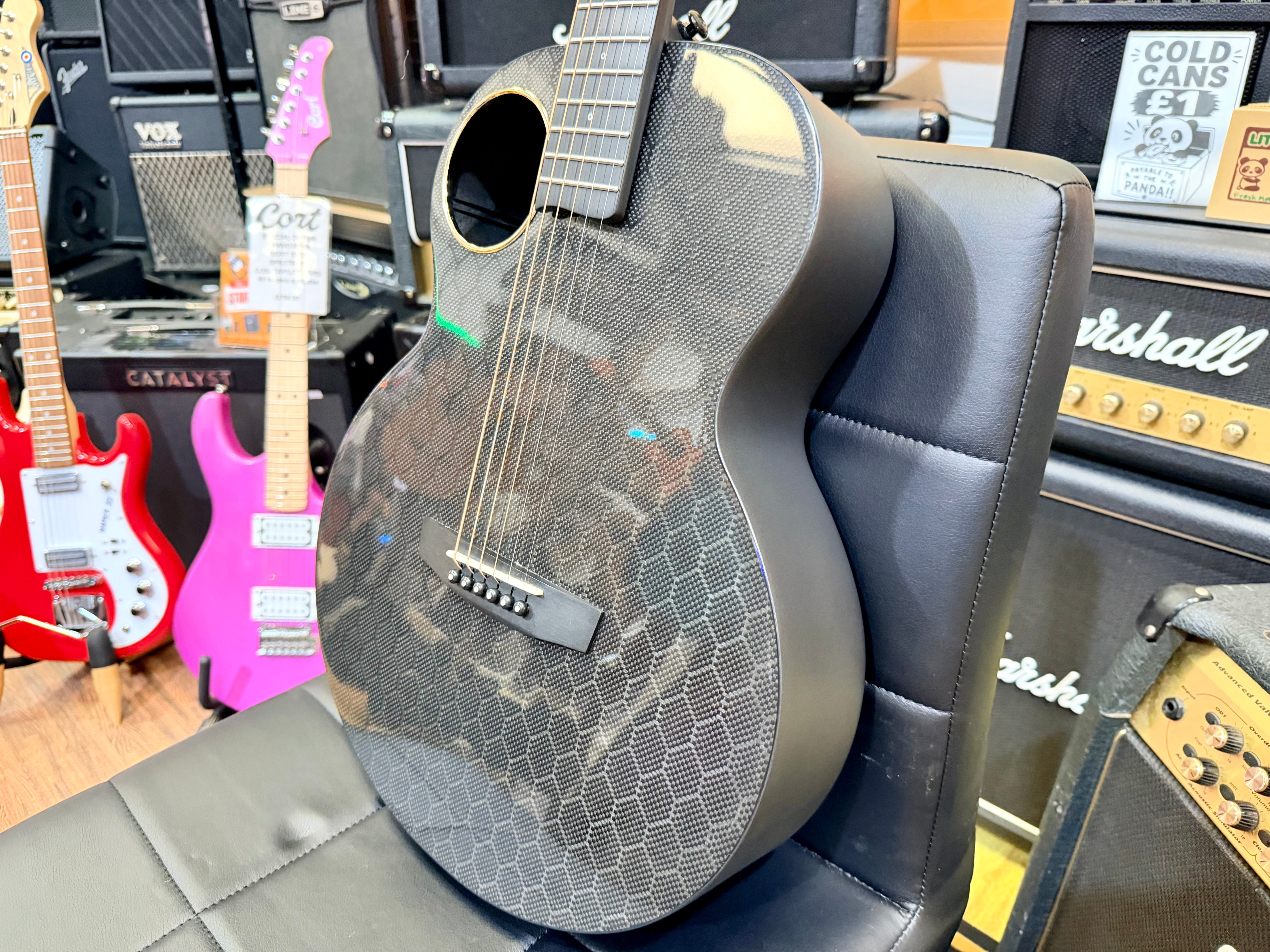 🔥MINT🔥 Enya X4 Pro Mini/EQ Carbon Fibre Electro-Acoustic Smart Guitar + Case!