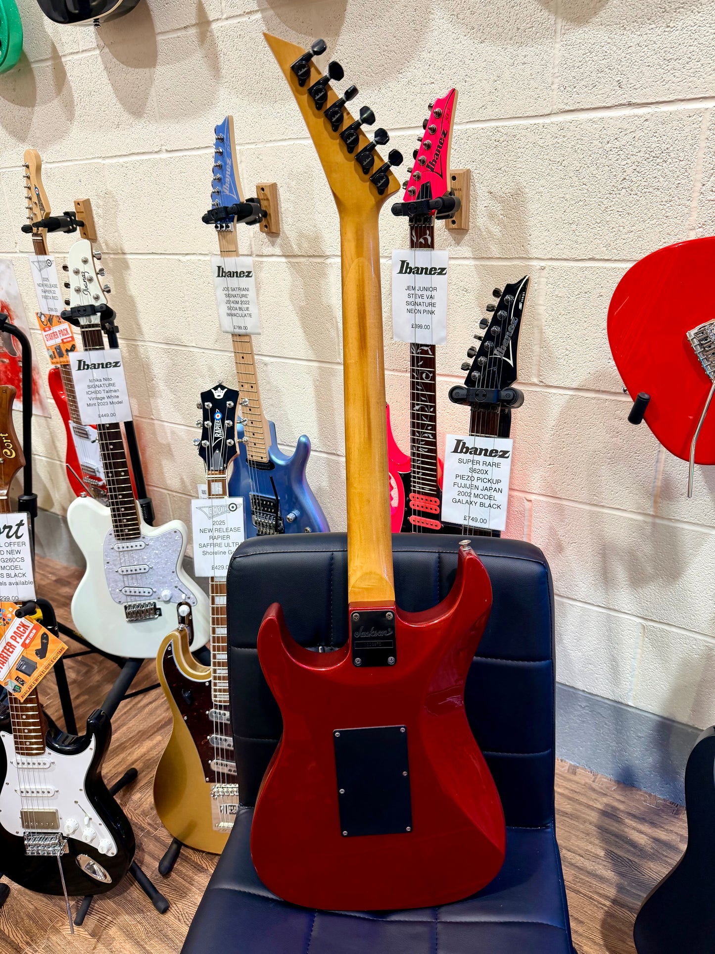 🔥90’s KOREA🔥 Jackson PS-1 Performer Metallic Red~ Floyd Rose~ HSH Pickups!