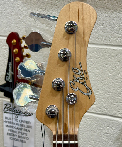 🌟BRAND NEW ~ SHORT SCALE🌟 Eko One VJB JB-100 3/4 Electric Jazz Bass Guitar~ Sunburst!