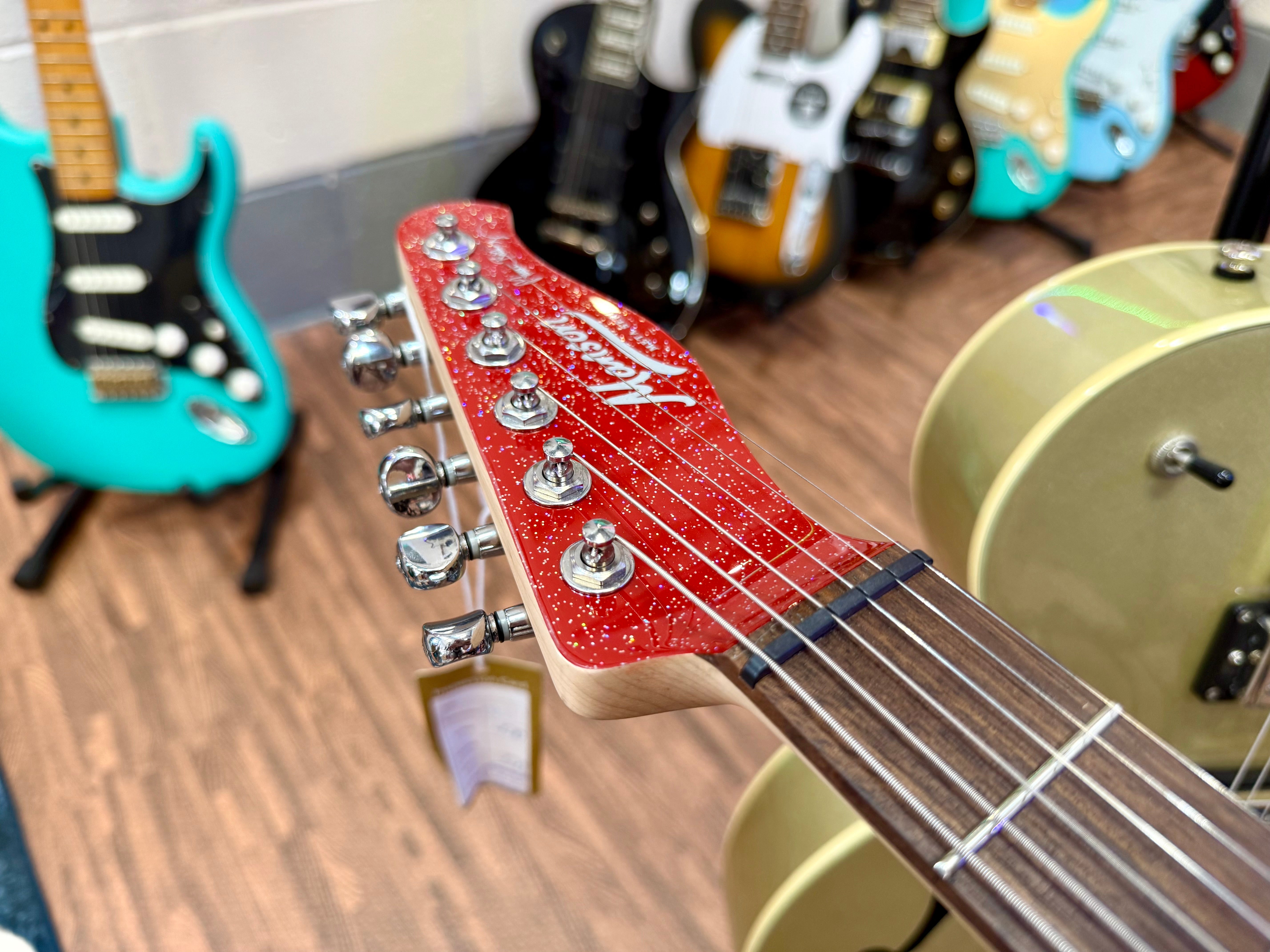 🔥NEW RELEASE🔥 Manson Meta Series Matt Bellamy MBM-2H Sustainiac~ Red Sparkle!