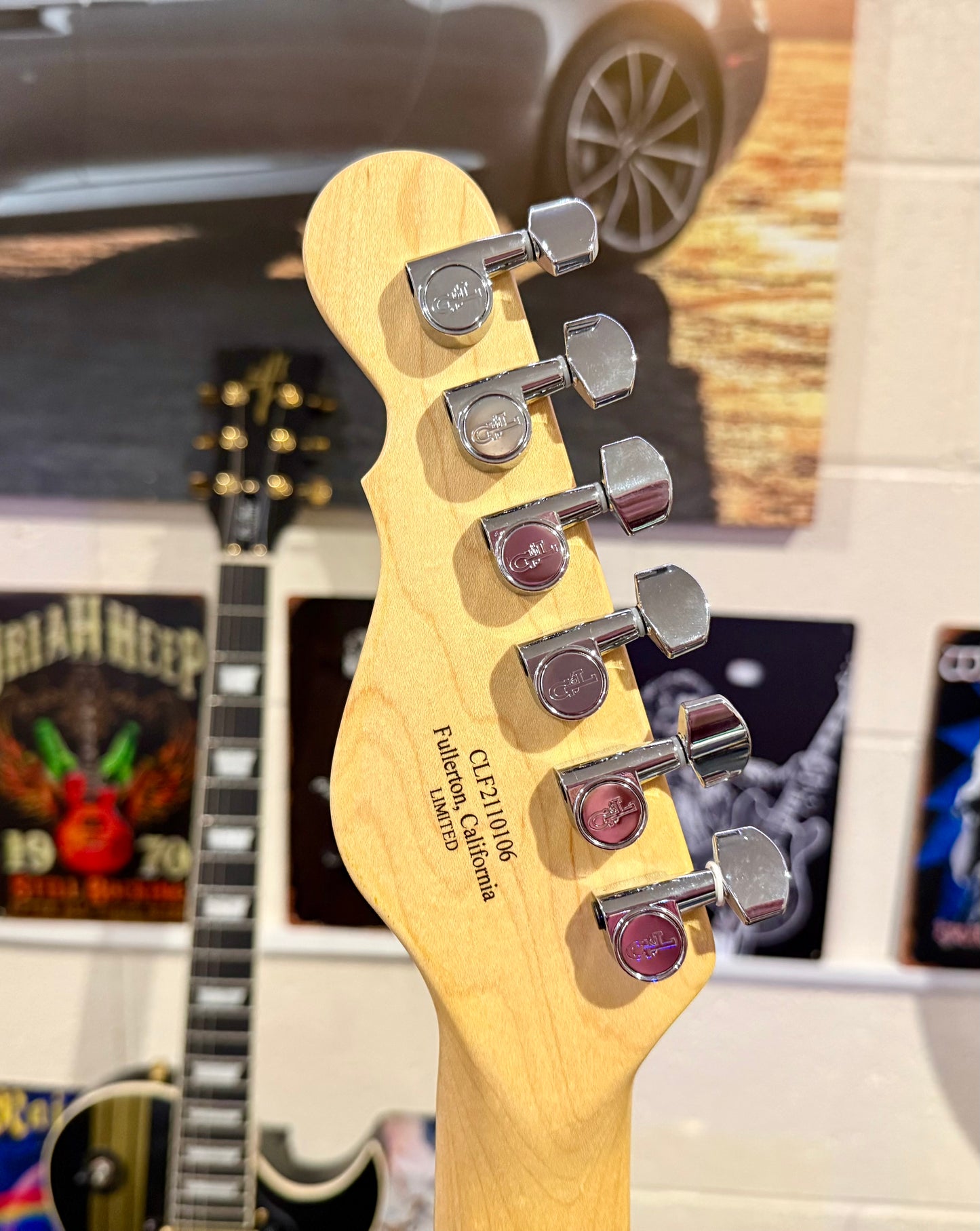 🌟FULLERTON USA🌟 G&L Asat Classic Custom~ Leo Fender~ Ltd Edition Orange~ COA!