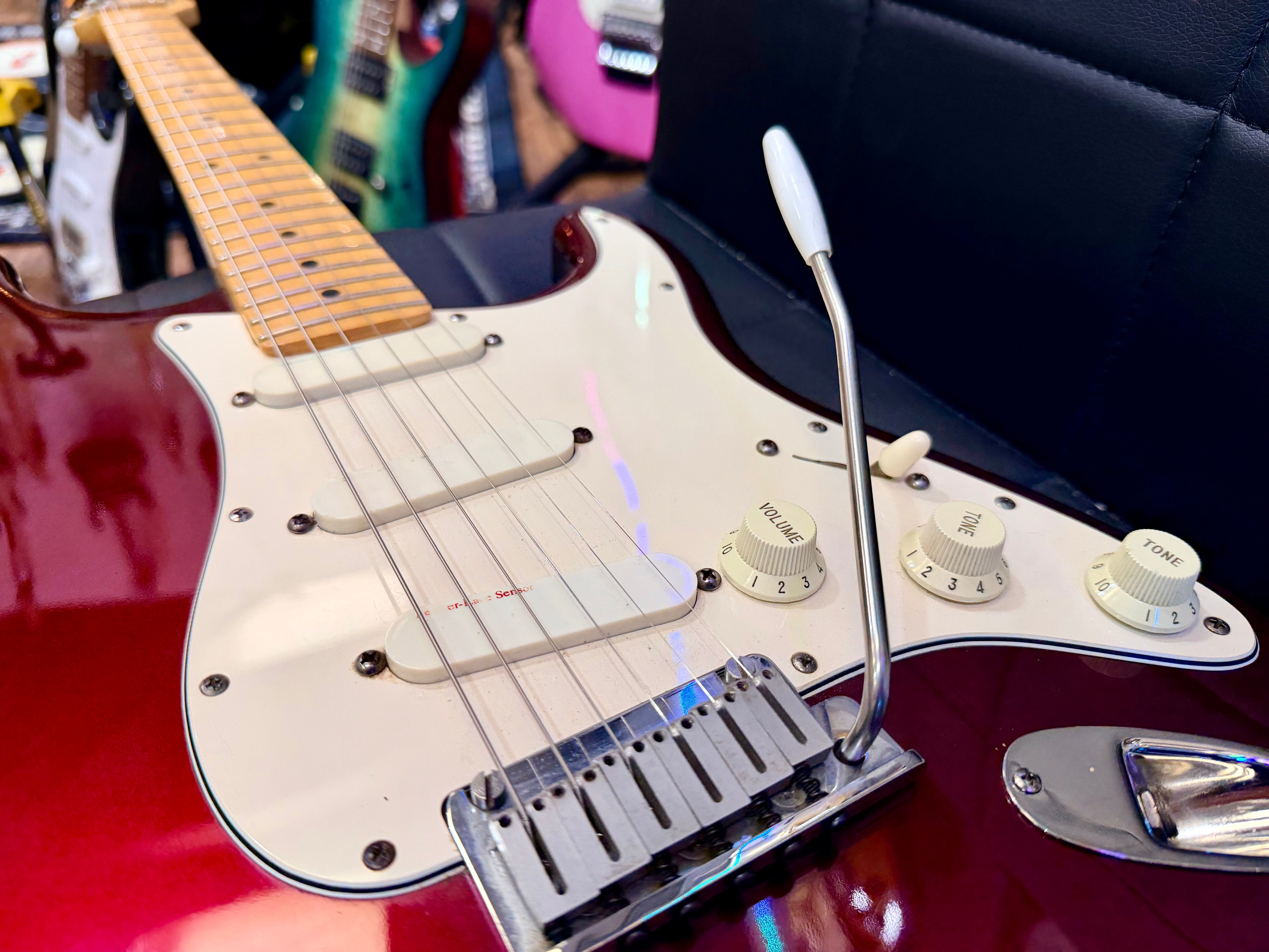 ✨1989 USA✨ Fender American Stratocaster Plus Deluxe~ Midnight Wine~ Lace Sensor