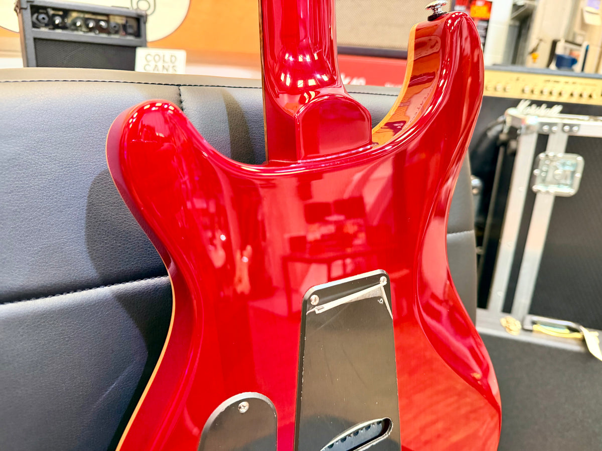 🌟2024🌟 PRS SE Custom 24-08 Charcoal Red Burst~ Locking Tuners & Gig Bag!
