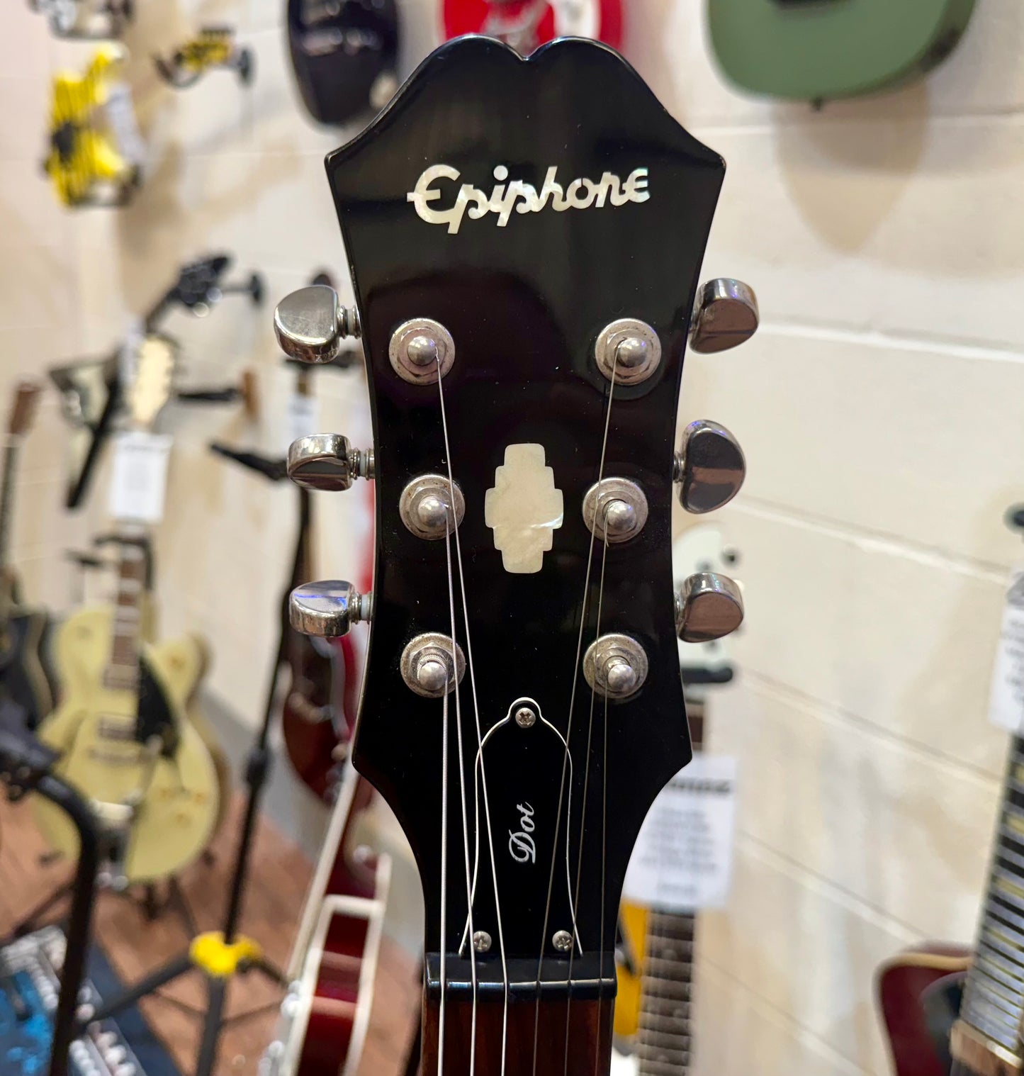 🌟2010🌟 Epiphone ES-335 Dot EB~ Ebony Black Hollow-Body!