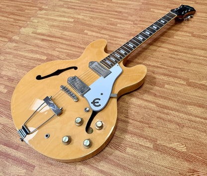 ⚡️2016⚡️ Epiphone Casino Natural Hollowbody P90 Electric Guitar~ Dogear Pickups!