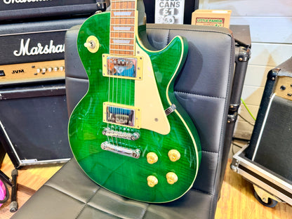 🔥1998🔥 Korean Epiphone Les Paul Standard~ Limited Edition Translucent Green!