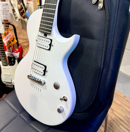 🔥 Enya Nova Go Sonic~ Pearl White~ Smart Electric Guitar~Speaker & FX + Bag 🔥