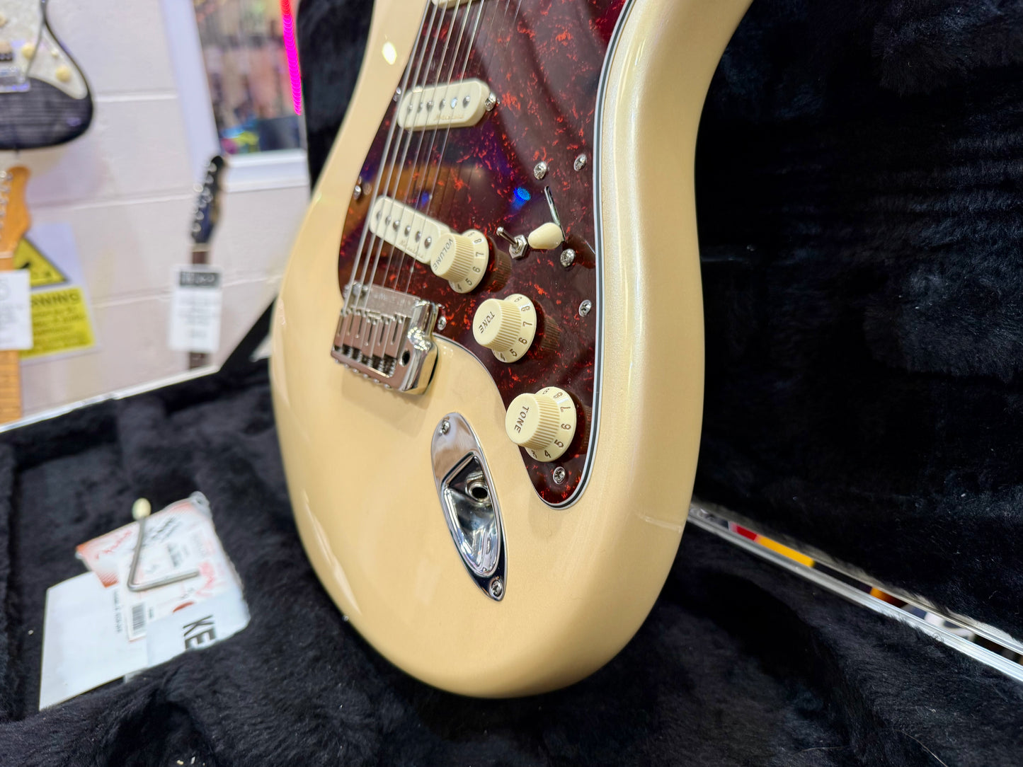 🌟2010🌟 Fender American Deluxe Stratocaster~ Olympic Pearl~ Noiseless~ Gilmour!