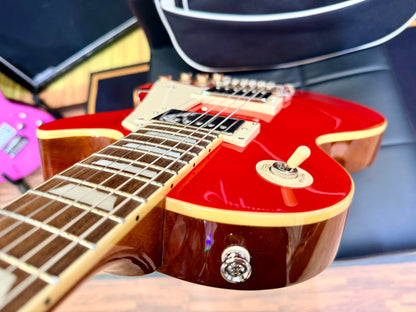 ⚡️MINT⚡️ Epiphone Les Paul Standard 50s Figured Cardinal Red~ Inspired By Gibson