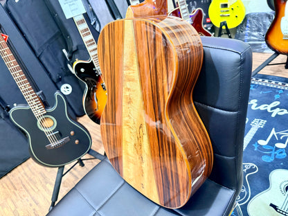 🌟 Tanglewood Exotic Java TWJPE Parlour Electro Acoustic + Hard Case~Stunning 🌟