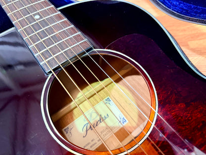 Peerless PGC-65 00 Compact Grand Concert Acoustic Guitar~ Vintage Sunburst OHSC!