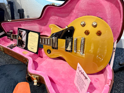 🔥2012🔥 Epiphone Les Paul Joe Bonamassa Signature Goldtop~ Hard Case~ Signed COA!