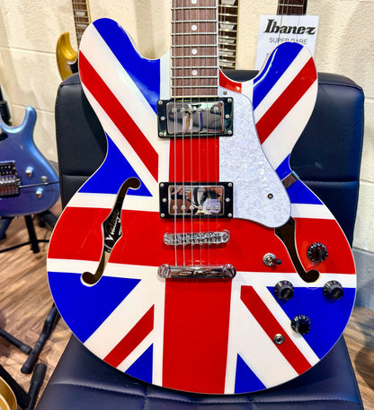 🇬🇧2025 LTD EDITION🇬🇧 Vintage Union Jack~ Semi Acoustic ‘335’ Guitar~VSA25UJ!