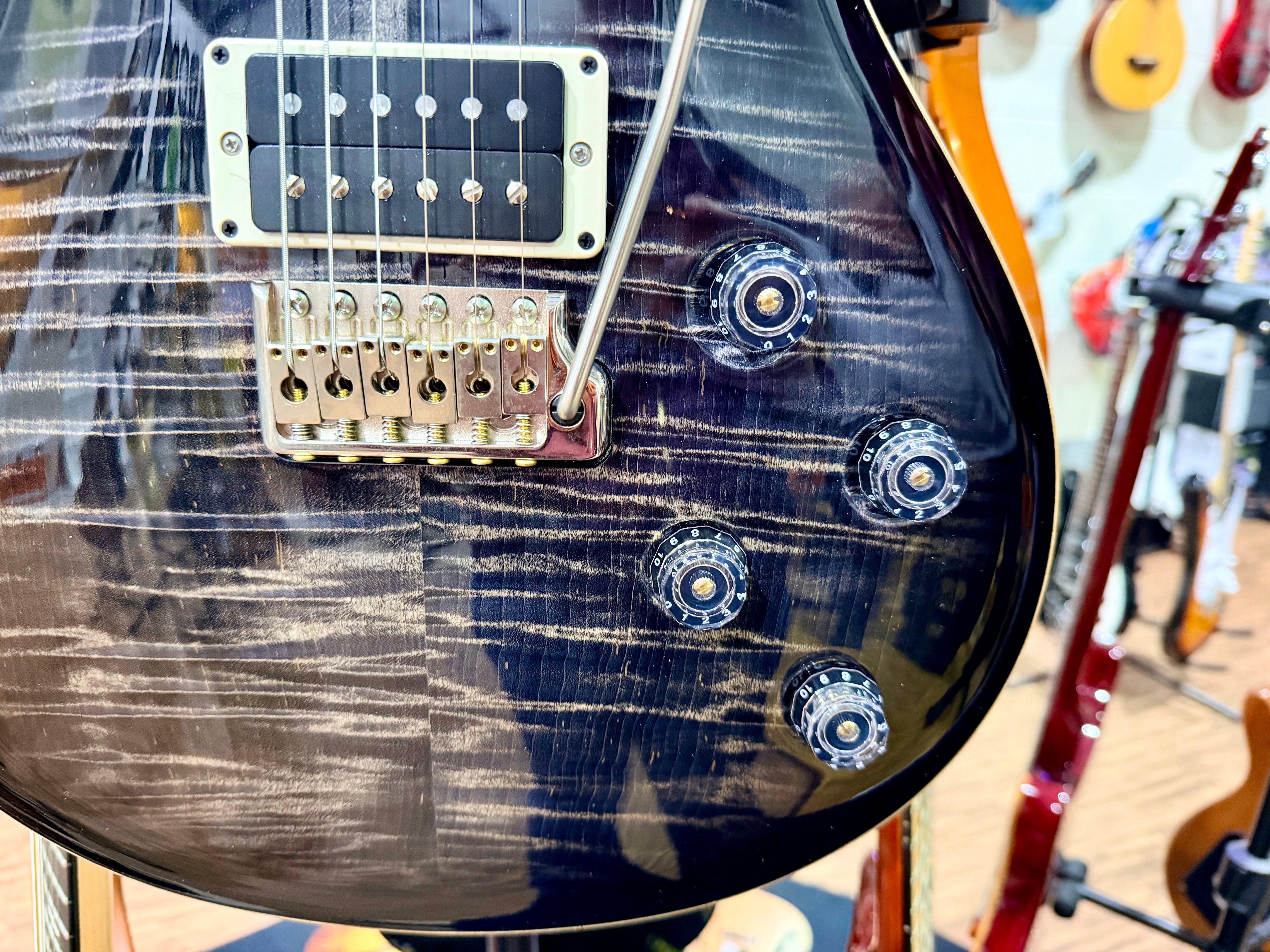 🔥2020🔥 PRS Mark Tremonti Signature USA Charcoal Contour Burst~ Case & Docs!