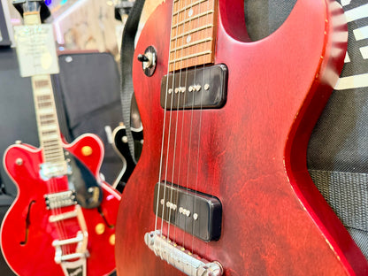 🔥2014🔥 Gibson Les Paul Melody Maker 120th Anniversary~ Worn Cherry~ P90s + Bag