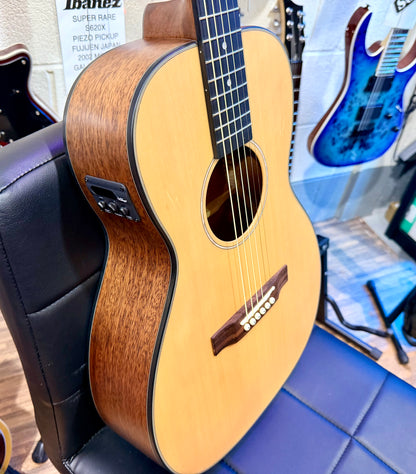 🌟NEW🌟 Vintage VE1800N Stage Series 'Parlour' Electro-Acoustic Guitar ~ Natural