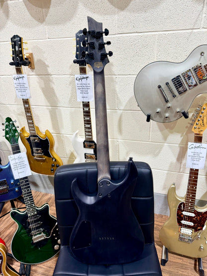 🔥2023🔥 Schecter Omen Elite 6 ~ See-Thru Black Burst~ Poplar Burl Top!