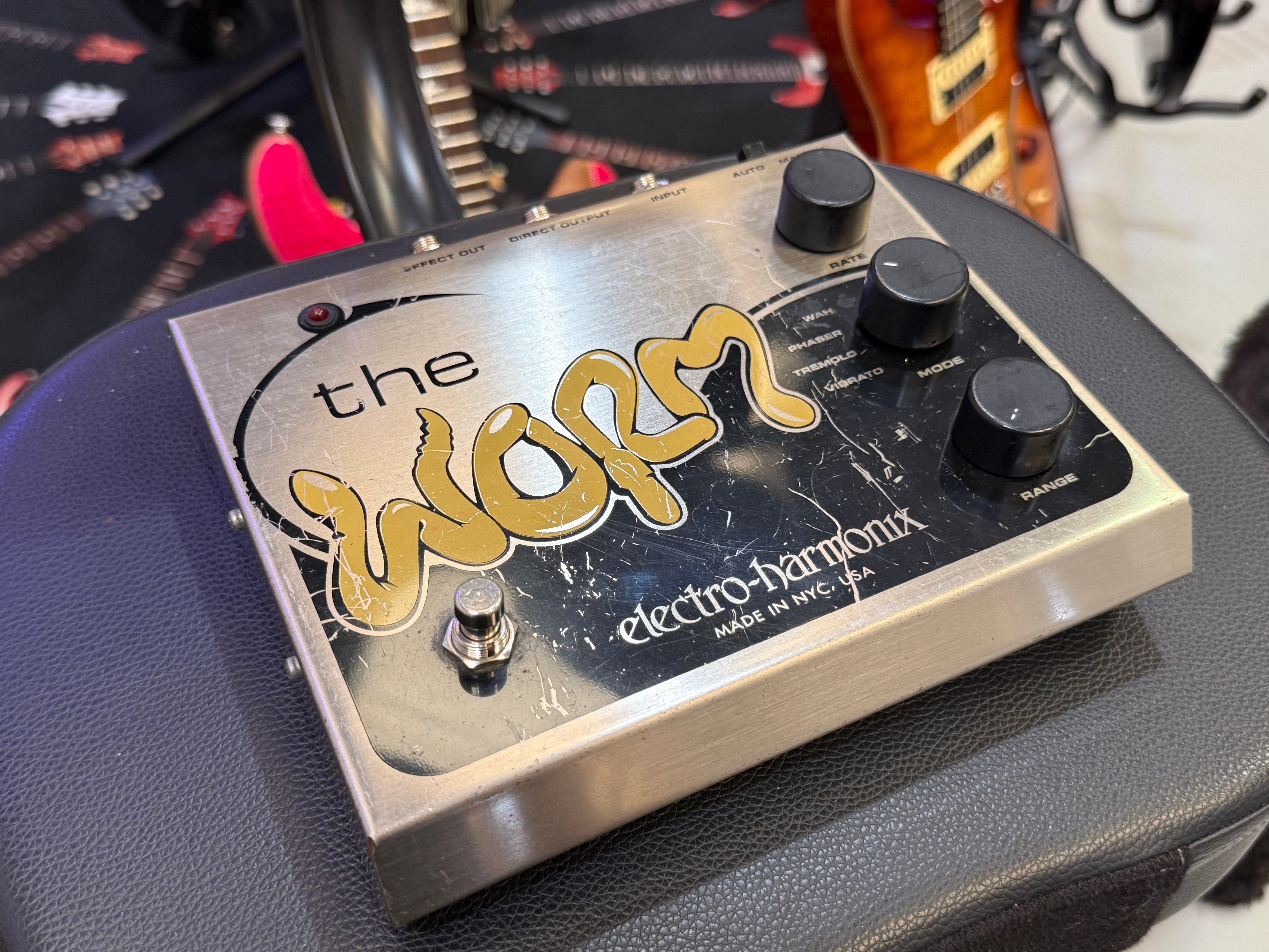 🪱 Electro-Harmonix The Worm Guitar Effects Pedal~ Big Box 00’s V1 Phaser/Wah 🪱