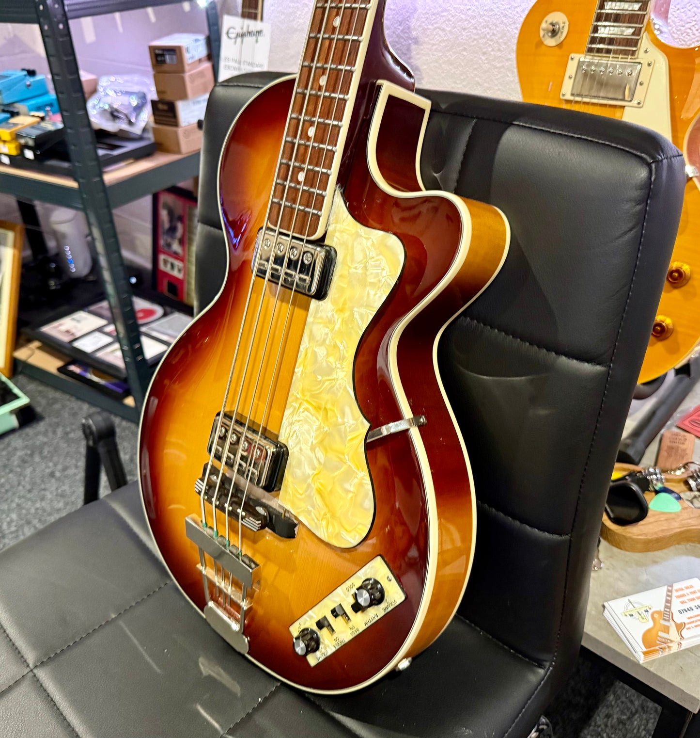 🎻 VIOLIN BASS 🎻 Hofner HCT 5002 Club Series Bass~ Sunburst~ Contemporary!