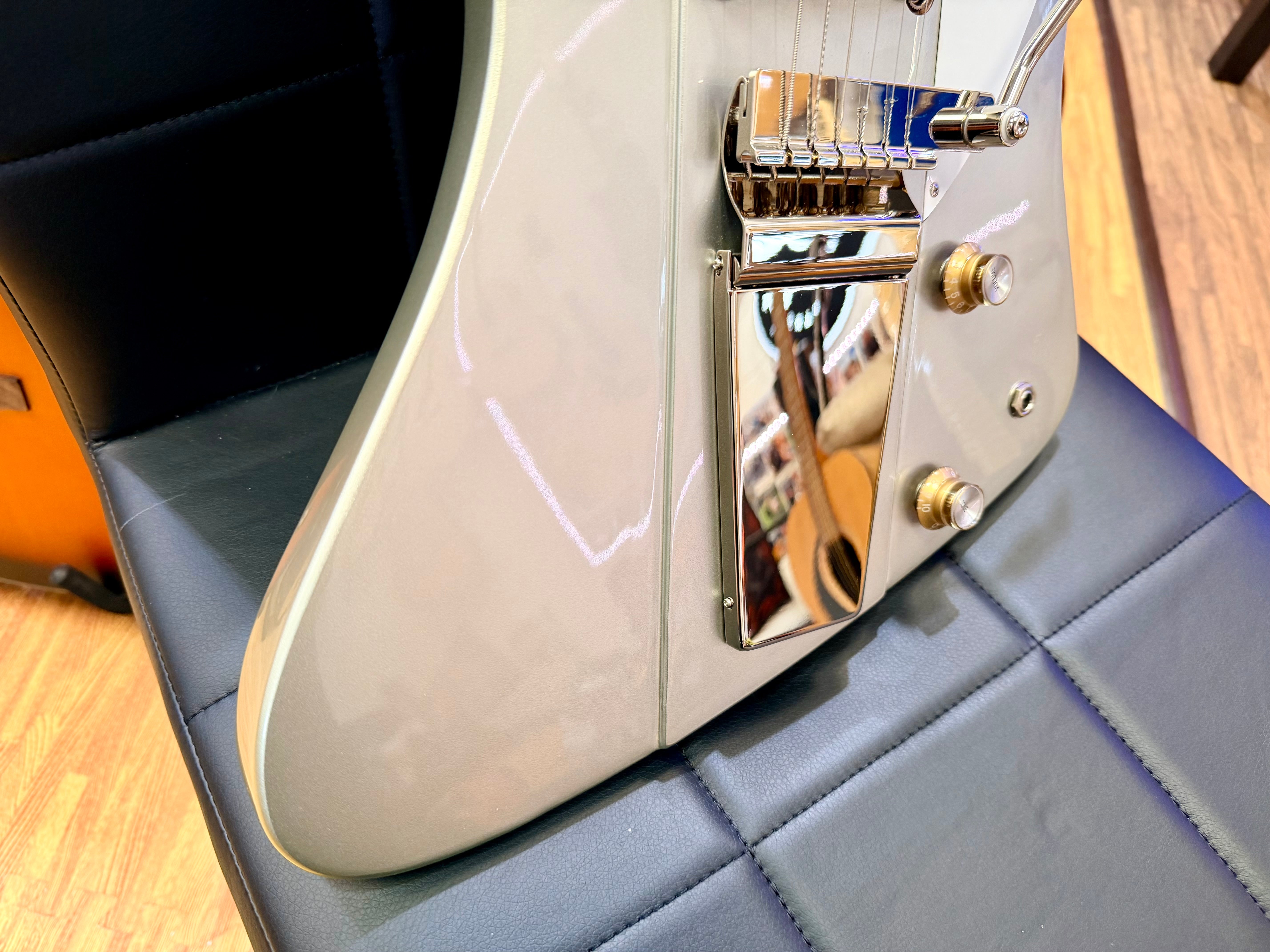 ✨2024✨ Epiphone Inspired By Gibson Custom 1963 Firebird I Silver Mist~ Maestro
