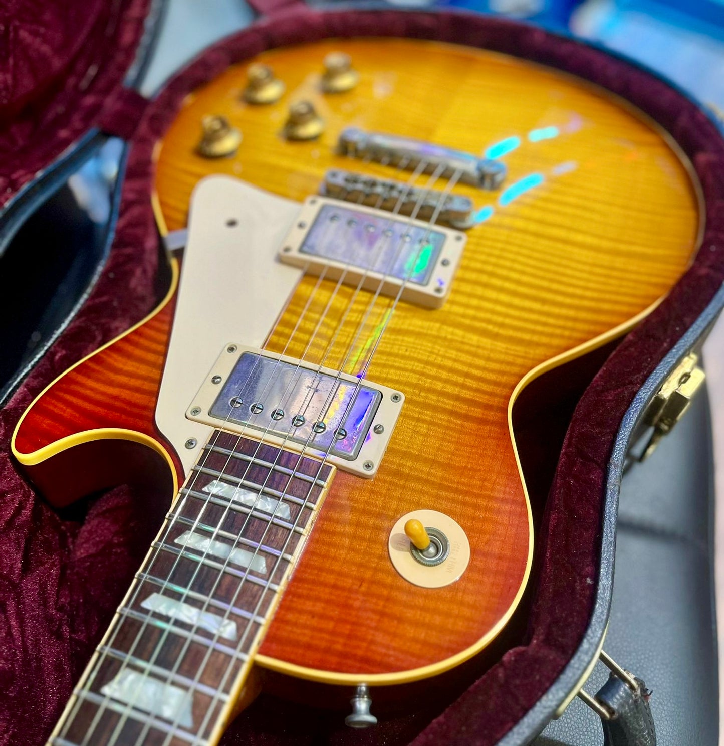 🔥YAMANO🔥 1999 Gibson Custom Shop 1959 Les Paul Historic Reissue~ Ice Tea Burst