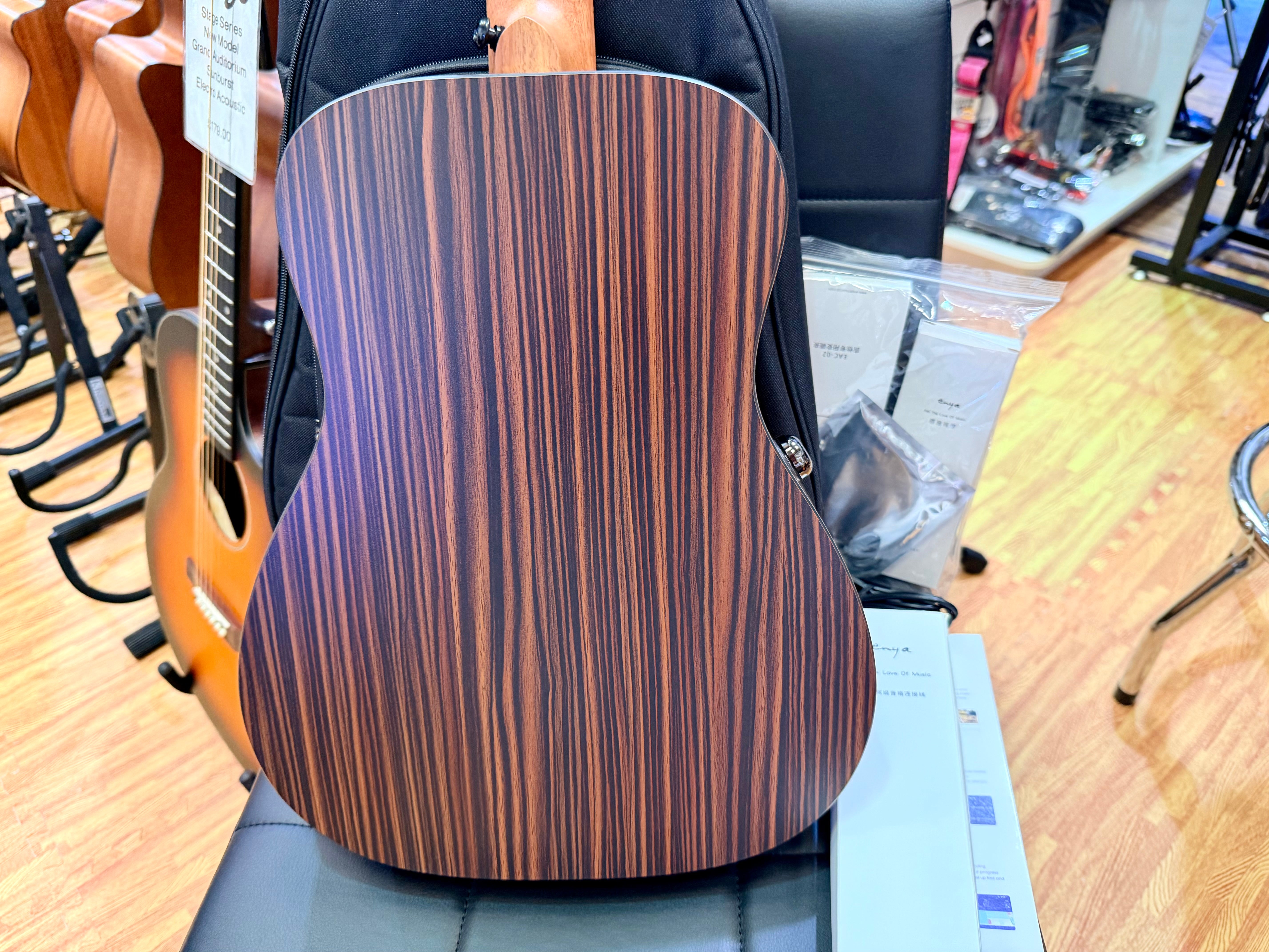 🔥2026 NEW🔥 Enya EB-X1 SP1 Pro Max 34” Electro Acoustic Travel Smart Guitar!