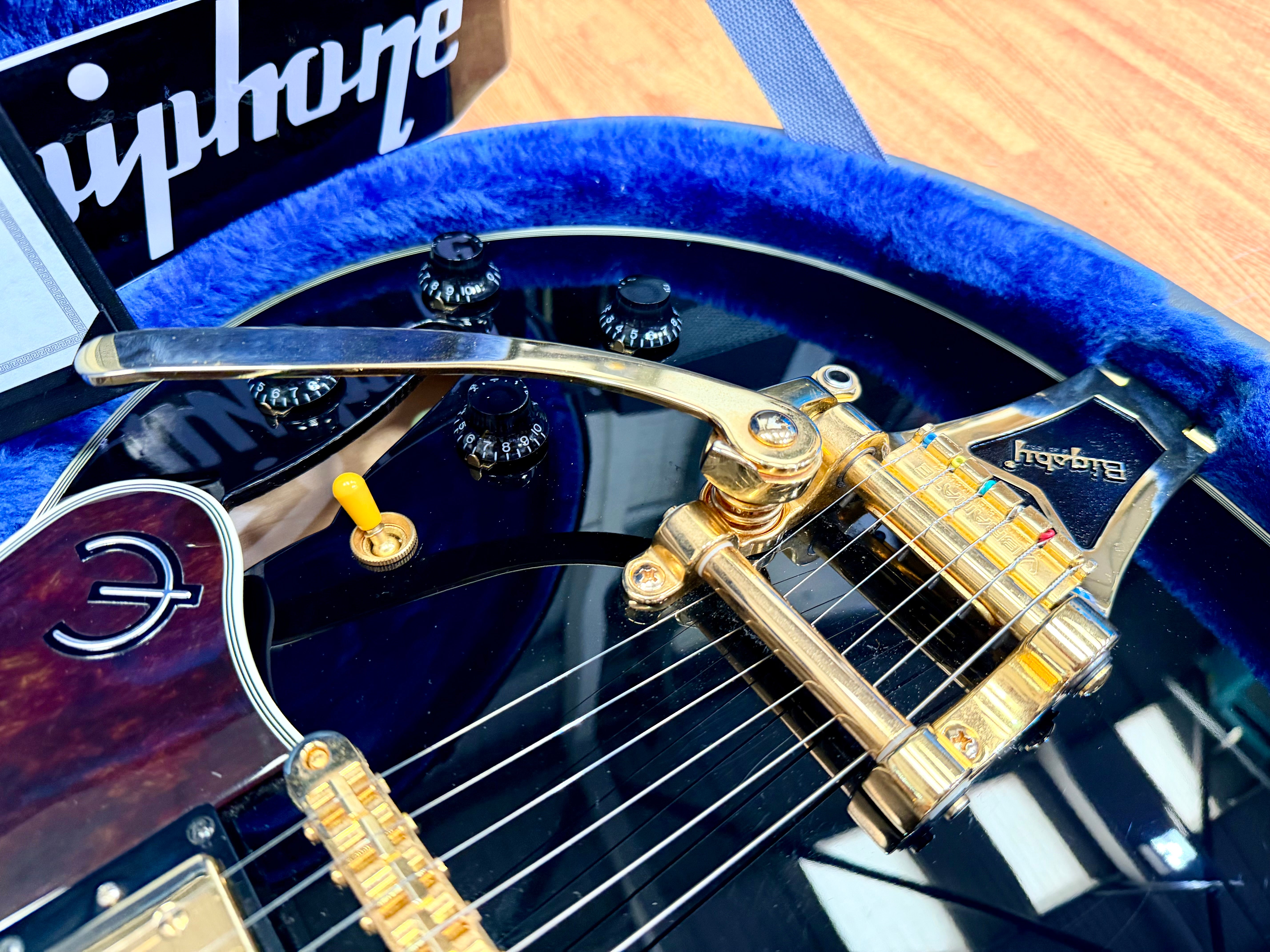 🔥2018🔥 Epiphone Joe Bonamassa ES-355 Limited Edition Black + OHSC & Signed COA