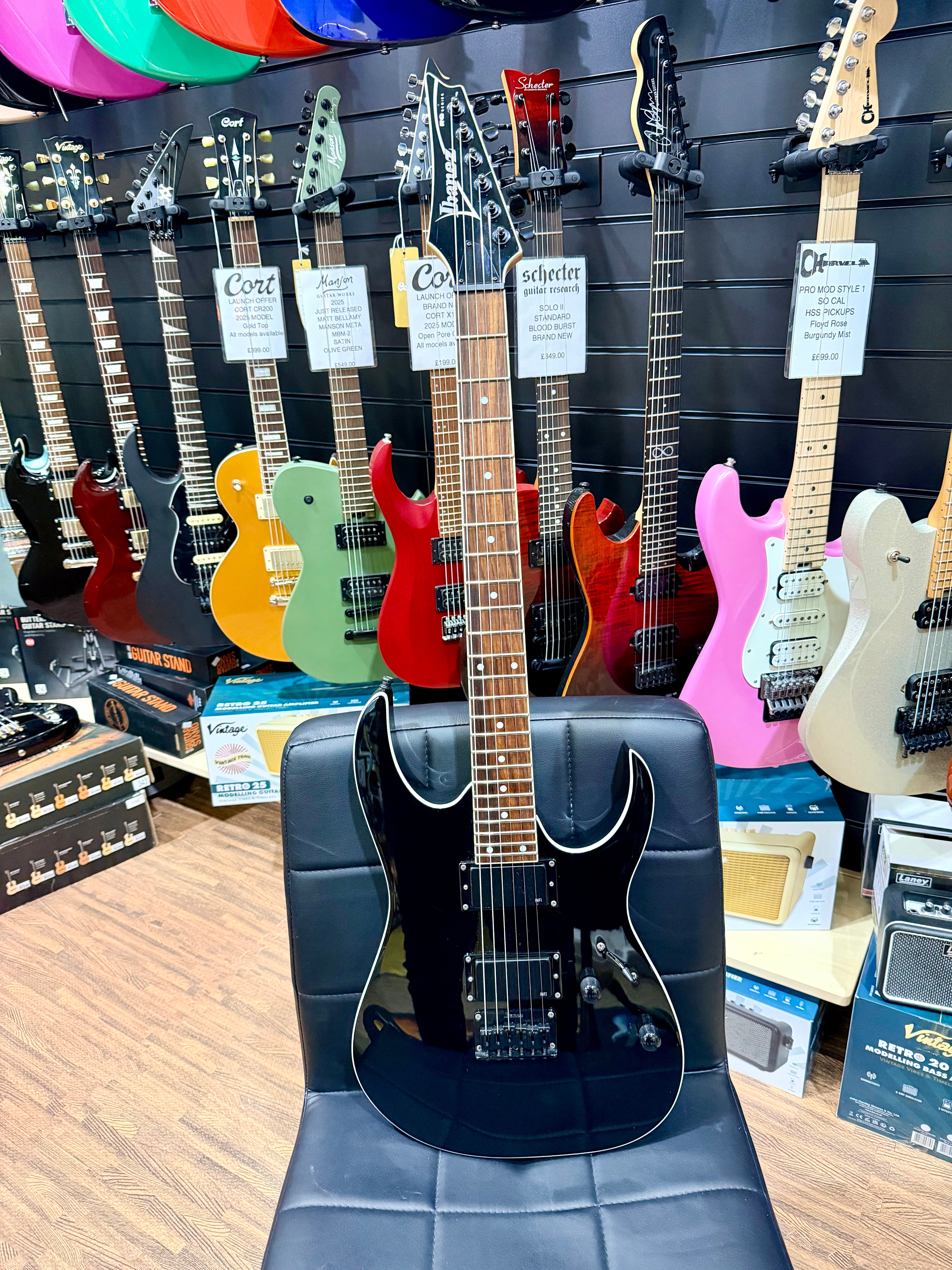 🔥2008🔥 Ibanez RGR321 EX Black Electric Guitar~ Hardtail Super Strat~ Indonesia