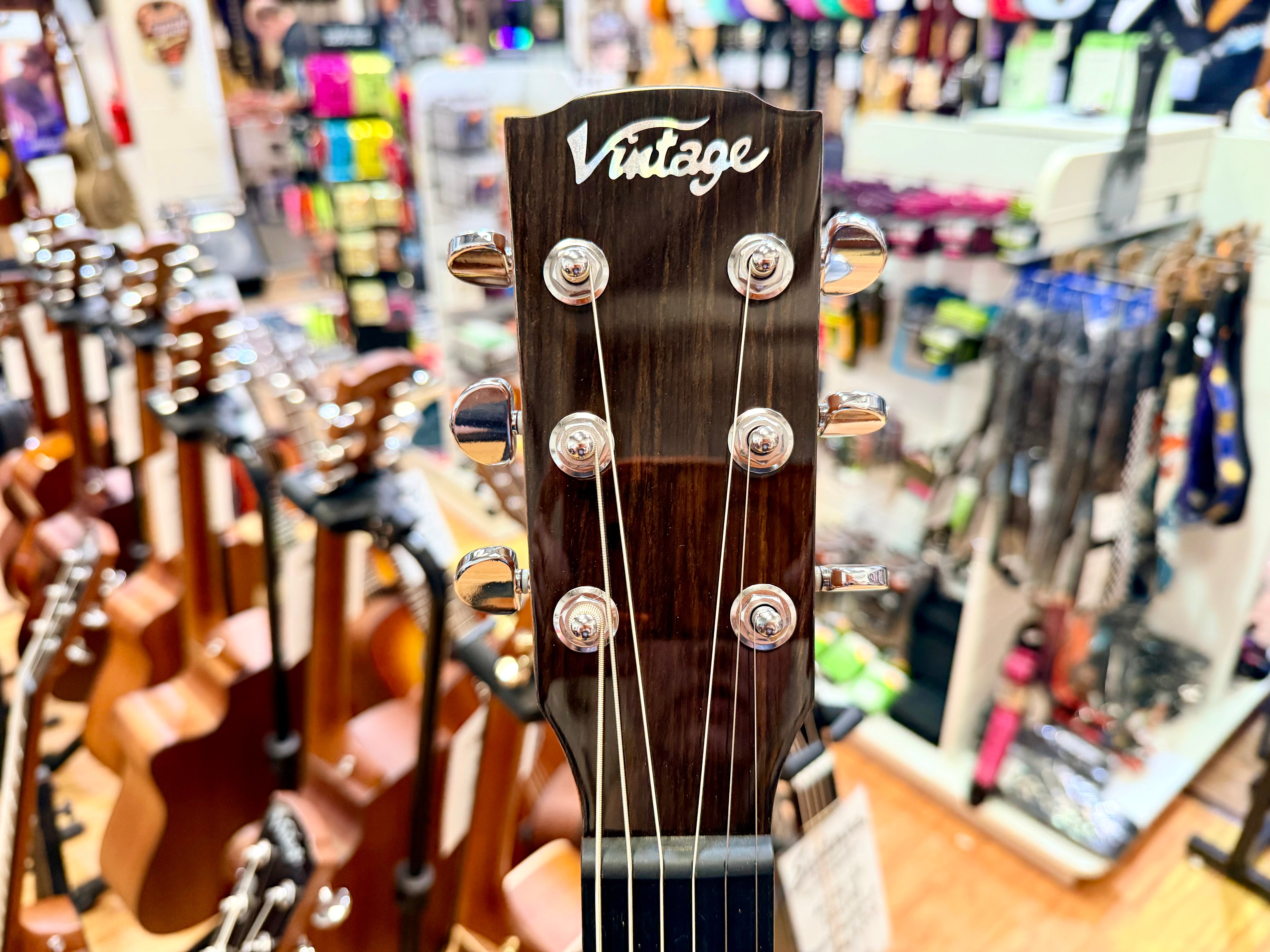 ✨NEW✨ Vintage Pacific Coast VEC300NS Electro-Acoustic Guitar~ Natural Spruce!