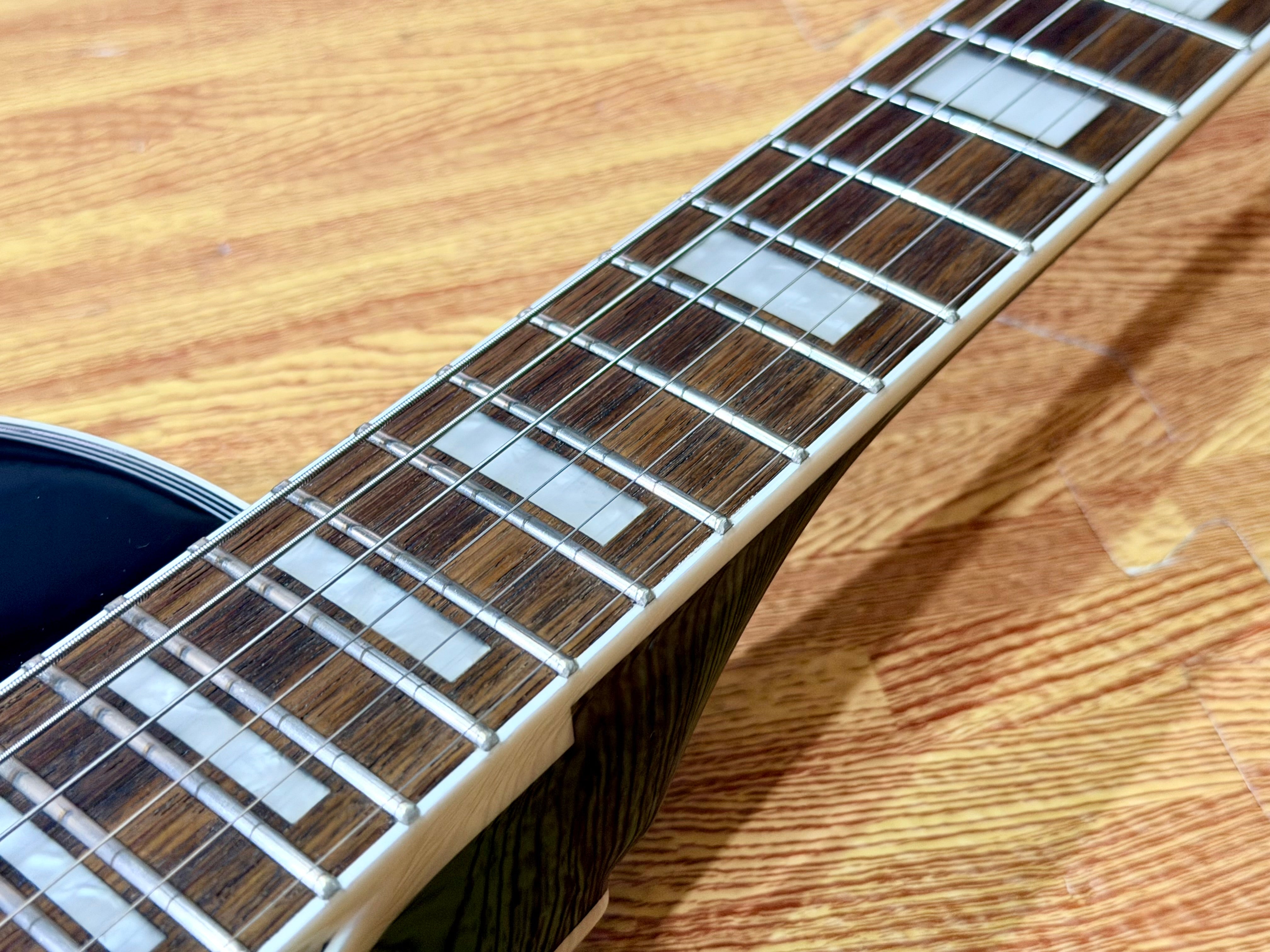 🔥2021🔥 Burny RLC-50JS Black John Sykes Les Paul Custom~ IronGear Pickups!