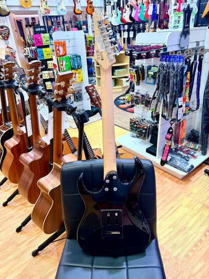 🔥 Ibanez GRX70QA-TKS Transparent Black Burst~ Electric Guitar~2021 Model 🔥