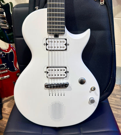 🔥 Enya Nova Go Sonic~ Pearl White~ Smart Electric Guitar~Speaker & FX + Bag 🔥