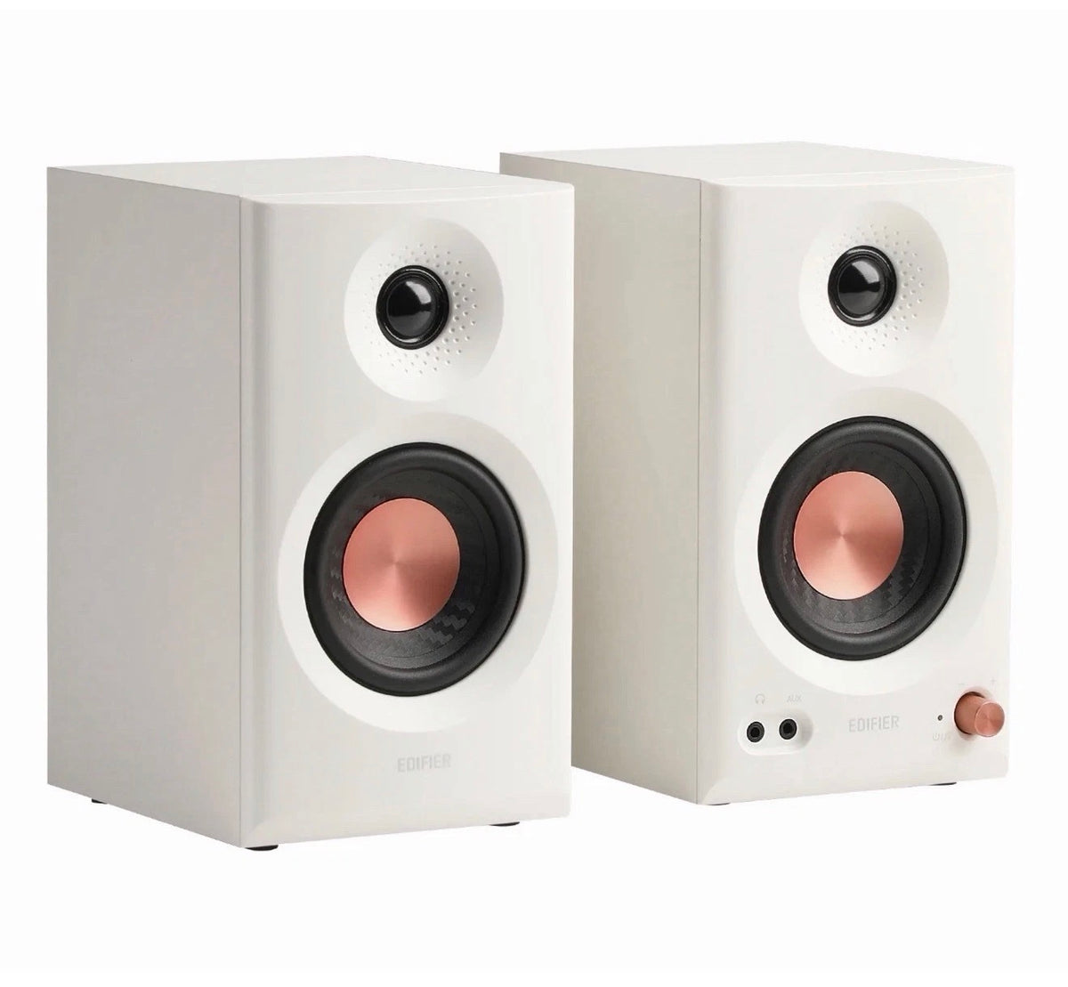 Edifier MR3 Hi-Res White Active Bookshelf Studio TV/MAC/PC Speakers/Monitors