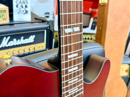 🔥2025🔥 Ibanez FRH20QMN Wine Red Low Gloss Nylon Electro Acoustic Guitar!