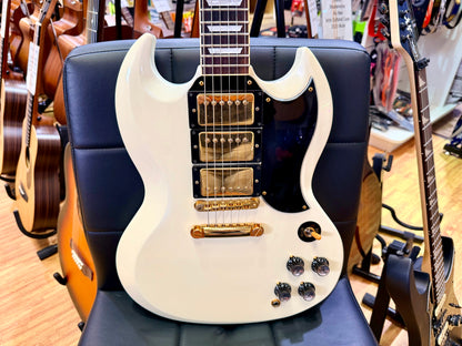 🇯🇵2004🇯🇵 Tokai Custom SG MIJ Japan 3 Pickup~ Alpine White & Gold Japanese!