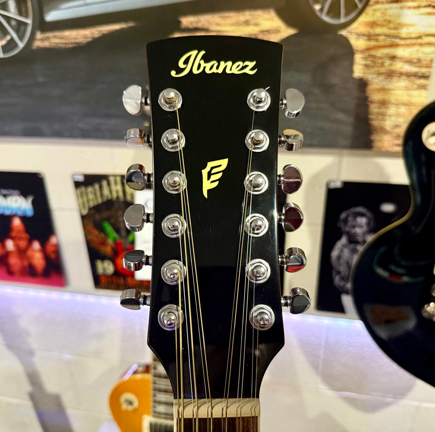 🌟MINT WITH HARD CASE🌟 Ibanez PF1512 Natural 12 String Acoustic Guitar!