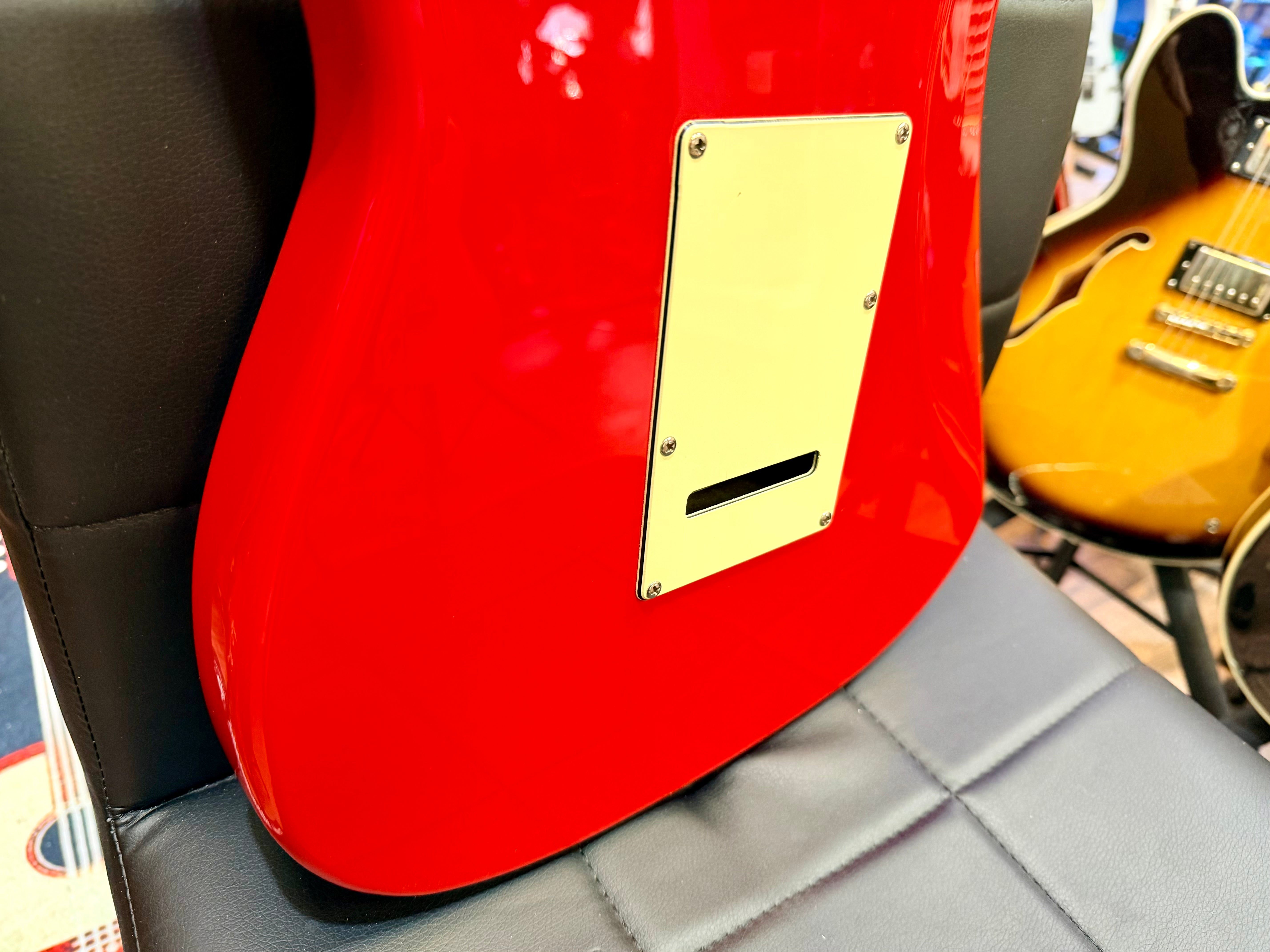 ⚡️2009⚡️ Burns London Cobra Electric Guitar~ Guards Red~ Tri-Sonic Pickups!