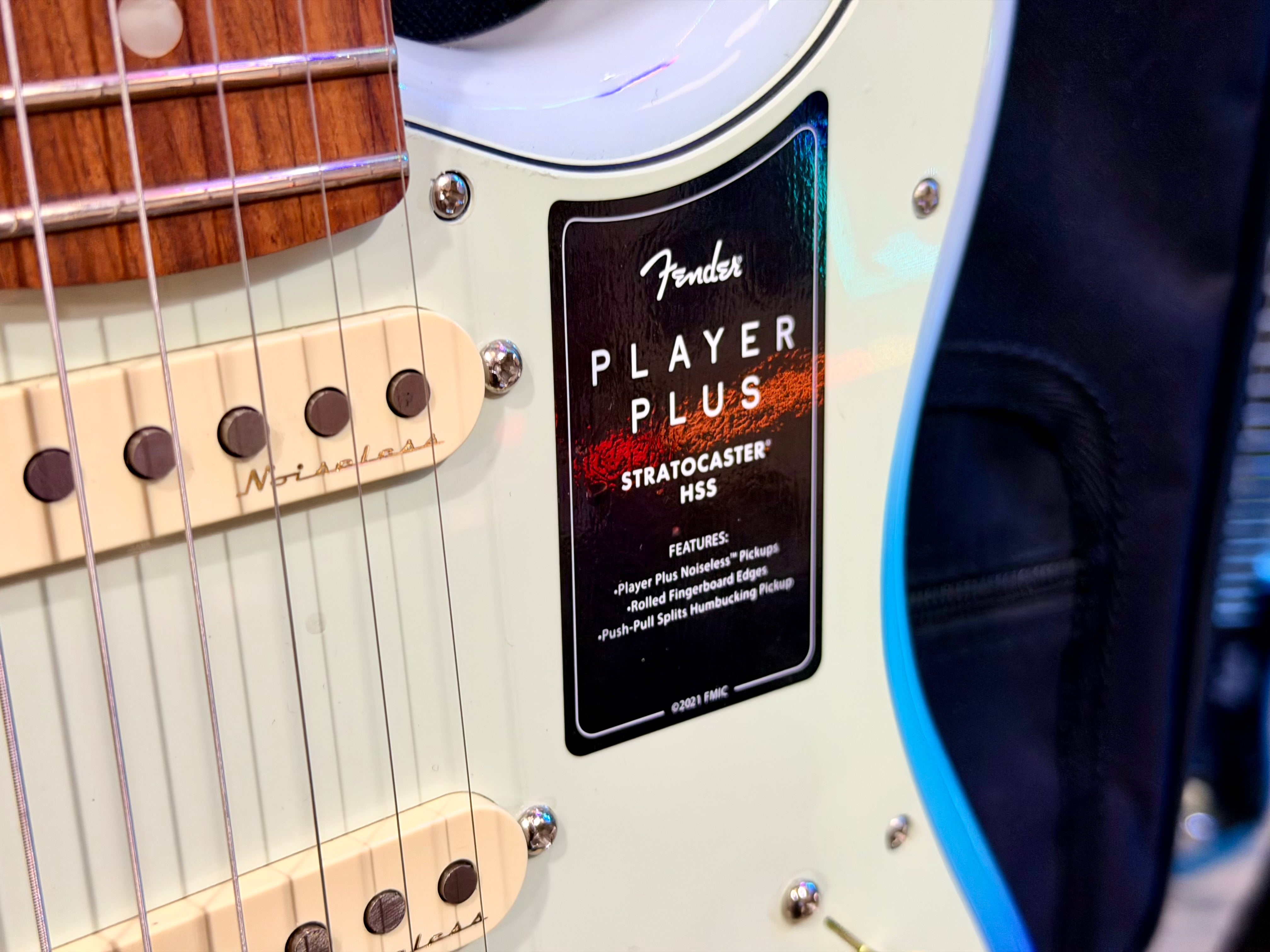 🌟NEW🌟 Fender Player Plus Stratocaster HSS~ Belair Blue Fade~ Mexican Strat!