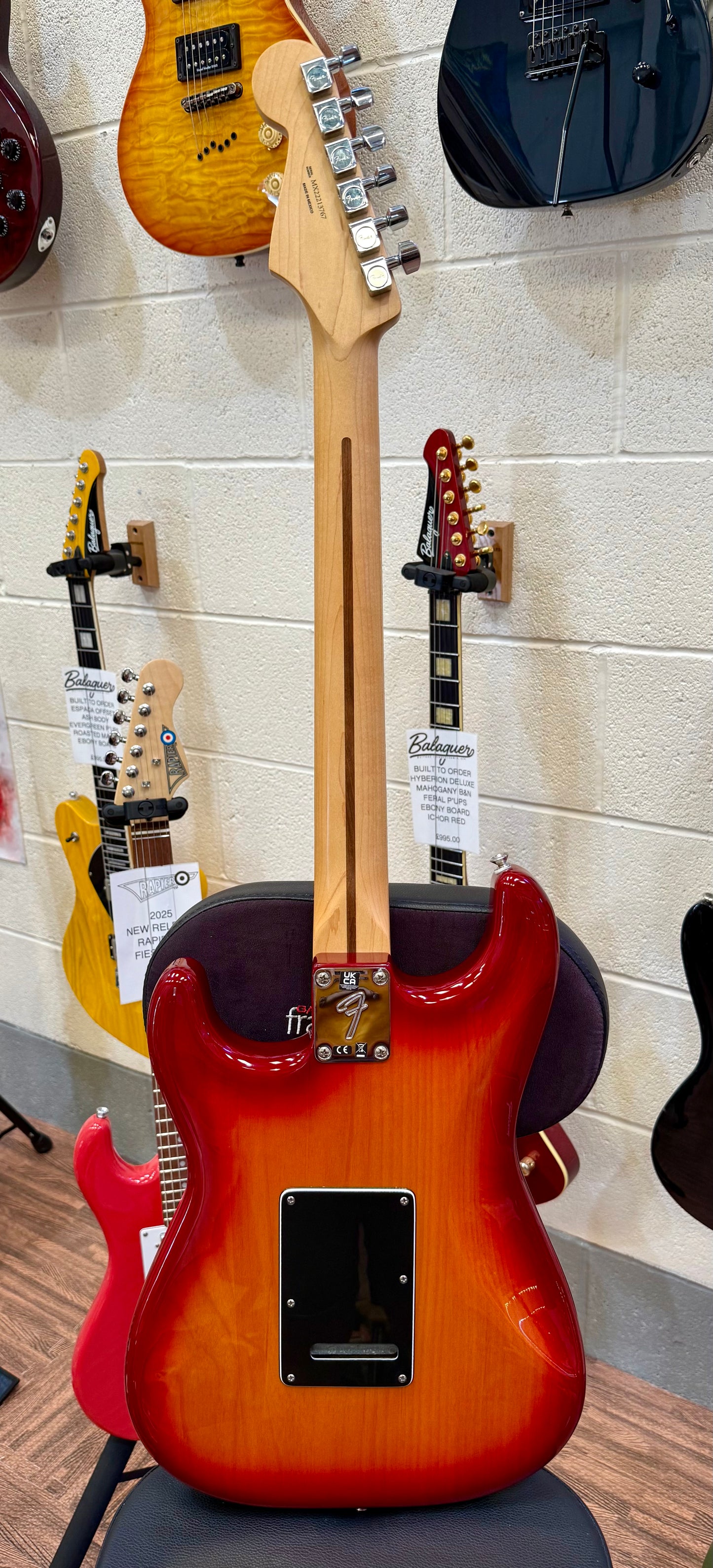 🔥2022🔥 Fender Player Plus Top Stratocaster~ Aged Cherry Burst~ Mexican Strat!