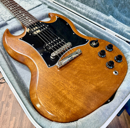 🌟2020🌟 Gibson SG Tribute~ Natural Walnut Finish~ Hiscox Hard Case~ USA Made!