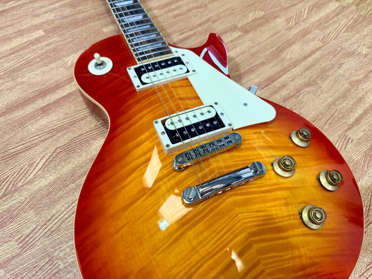 ☀️2023☀️ Burny RLG-55Z Heritage Cherry Sunburst Les Paul Electric Guitar!