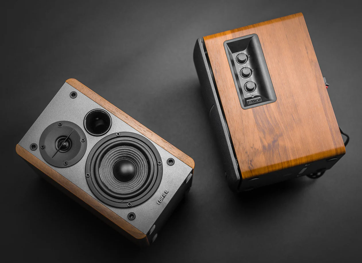 Edifier R1280DB Active Bluetooth Bookshelf 2.0 Speaker Set - Brown - CM-R1280DB/MAPLE