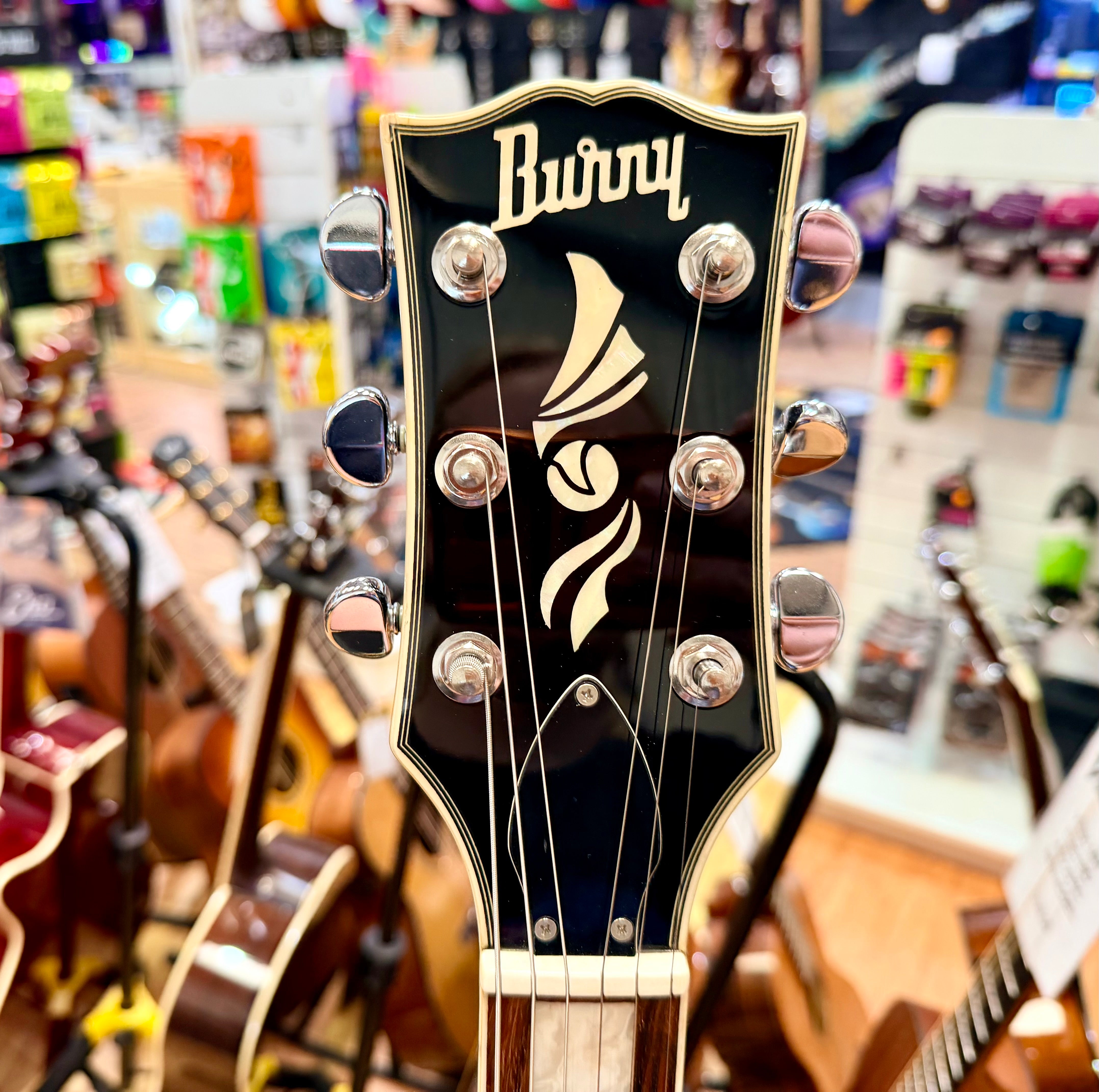 🔥2008🔥 Burny RLC-50JS John Sykes Les Paul Custom~ Black~ Japan Market Import!