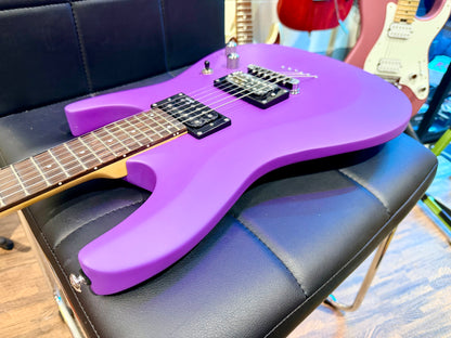 🔥NEW🔥 Schecter C-6 Deluxe~ Purple satin~ Diamond Pickups~ Electric Guitar!