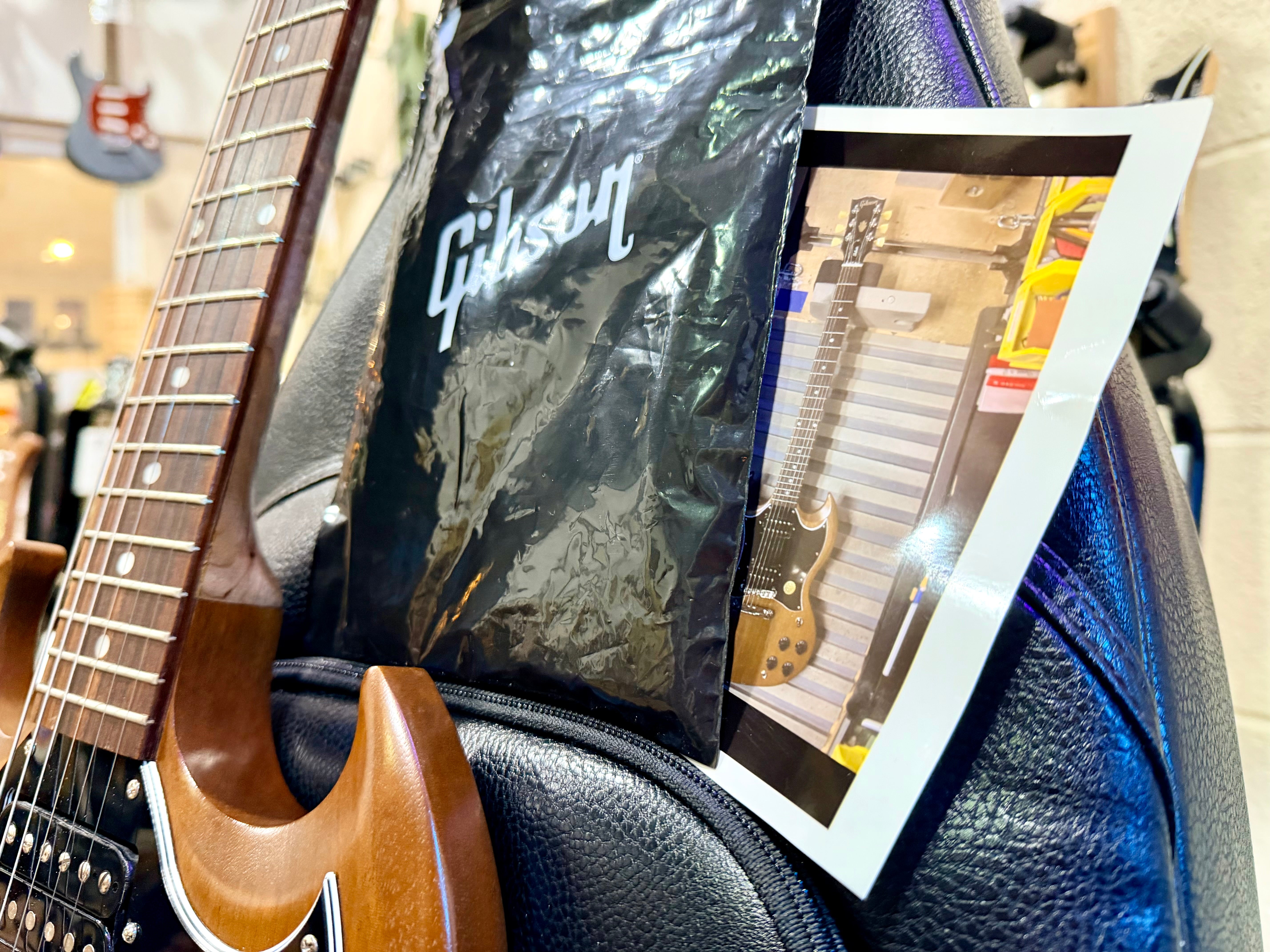 🌟2022🌟 Gibson SG Tribute~ Natural Walnut Finish~ Worn Satin~ Case + Candy!