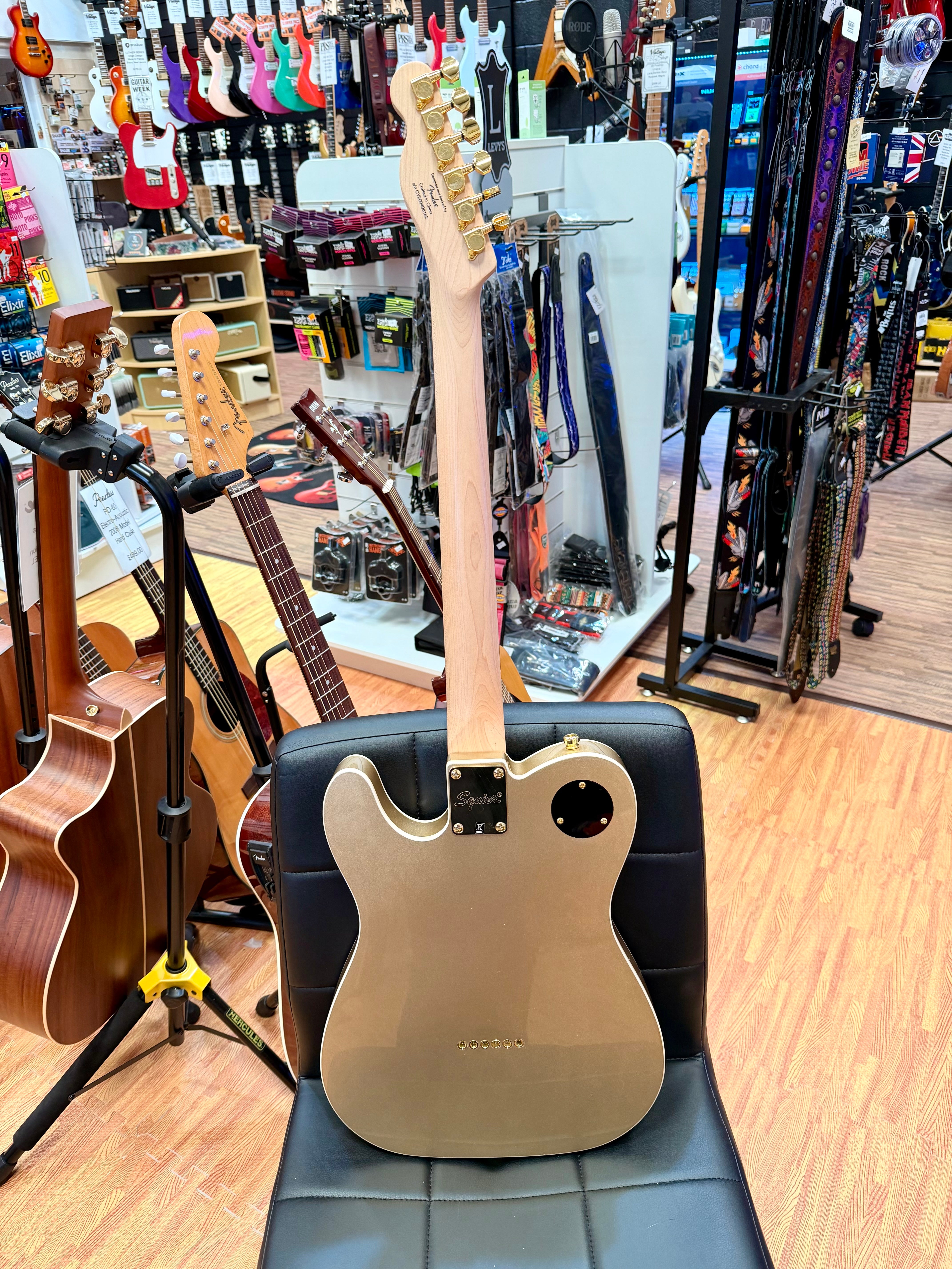 ✨MINT✨ Fender Squier John 5 Signature Artist Series Telecaster~ Frost Gold~ 2020