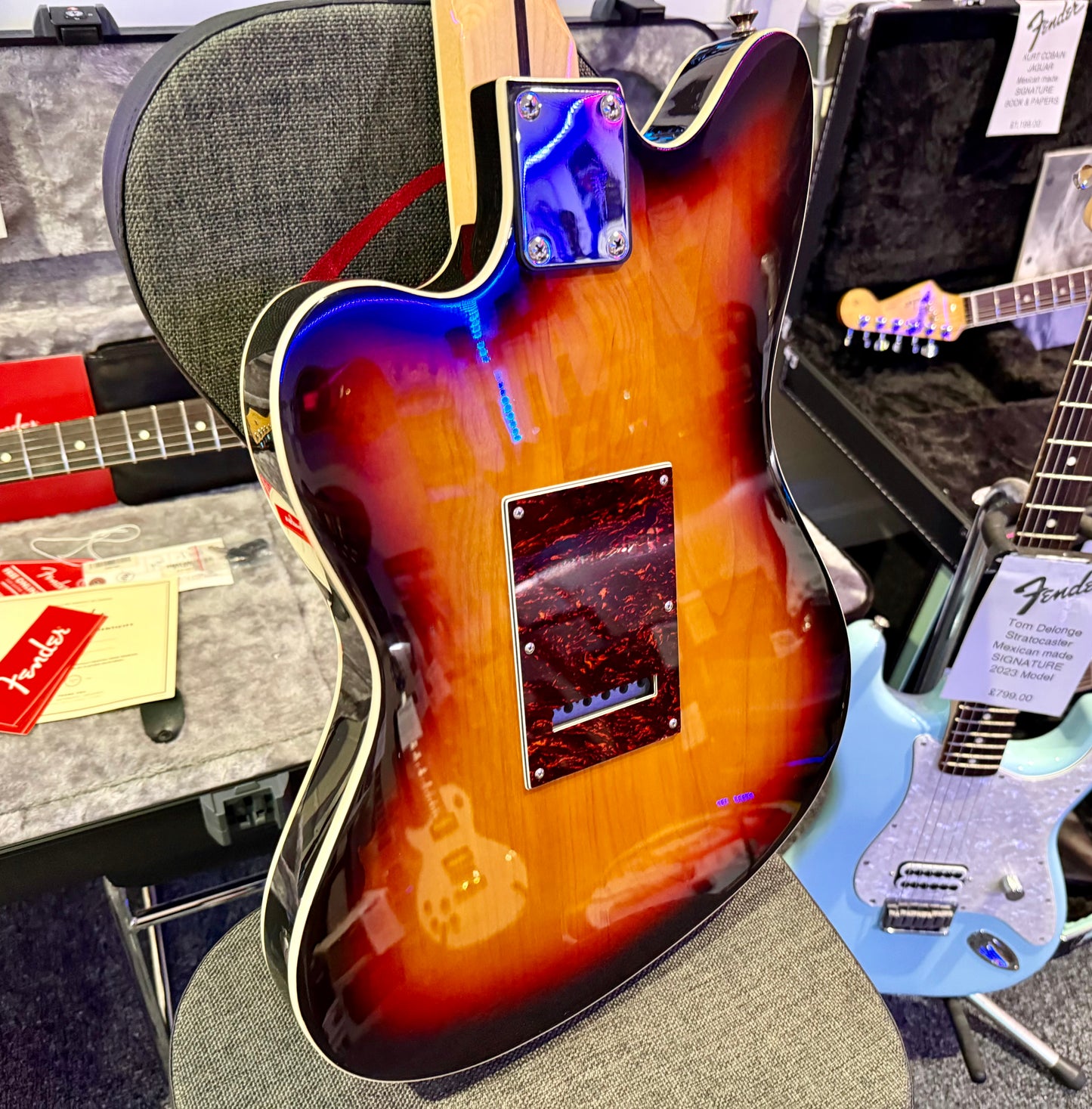 🔥MINT 2023🔥 Revelation RJT-60 TL Thinline~ Vintage Sunburst~ Jazzmaster Style