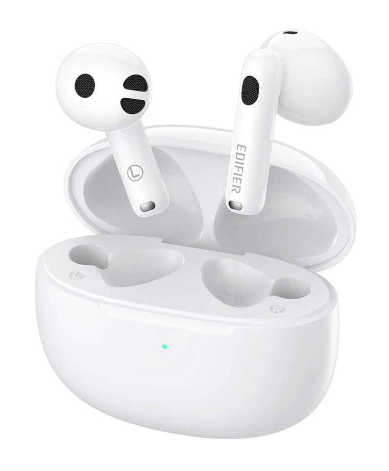 Edifier W220T True Wireless Semi-In-Ear Bluetooth Earbuds With Snapdragon Sound & Mic - White