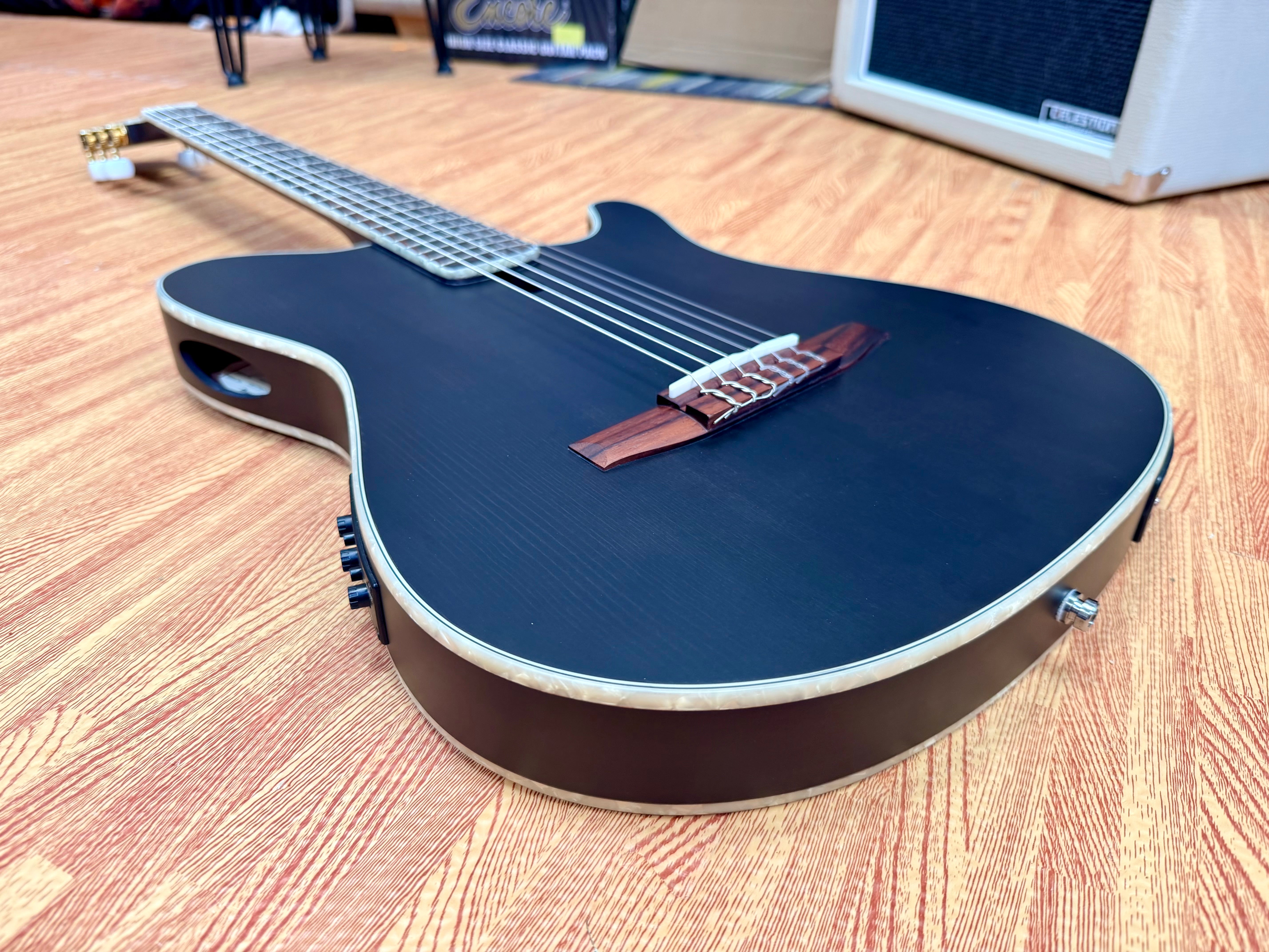 🔥MINT🔥 Ibanez TOD10N Tim Henson Signature Electro Acoustic Nylon~ Black!