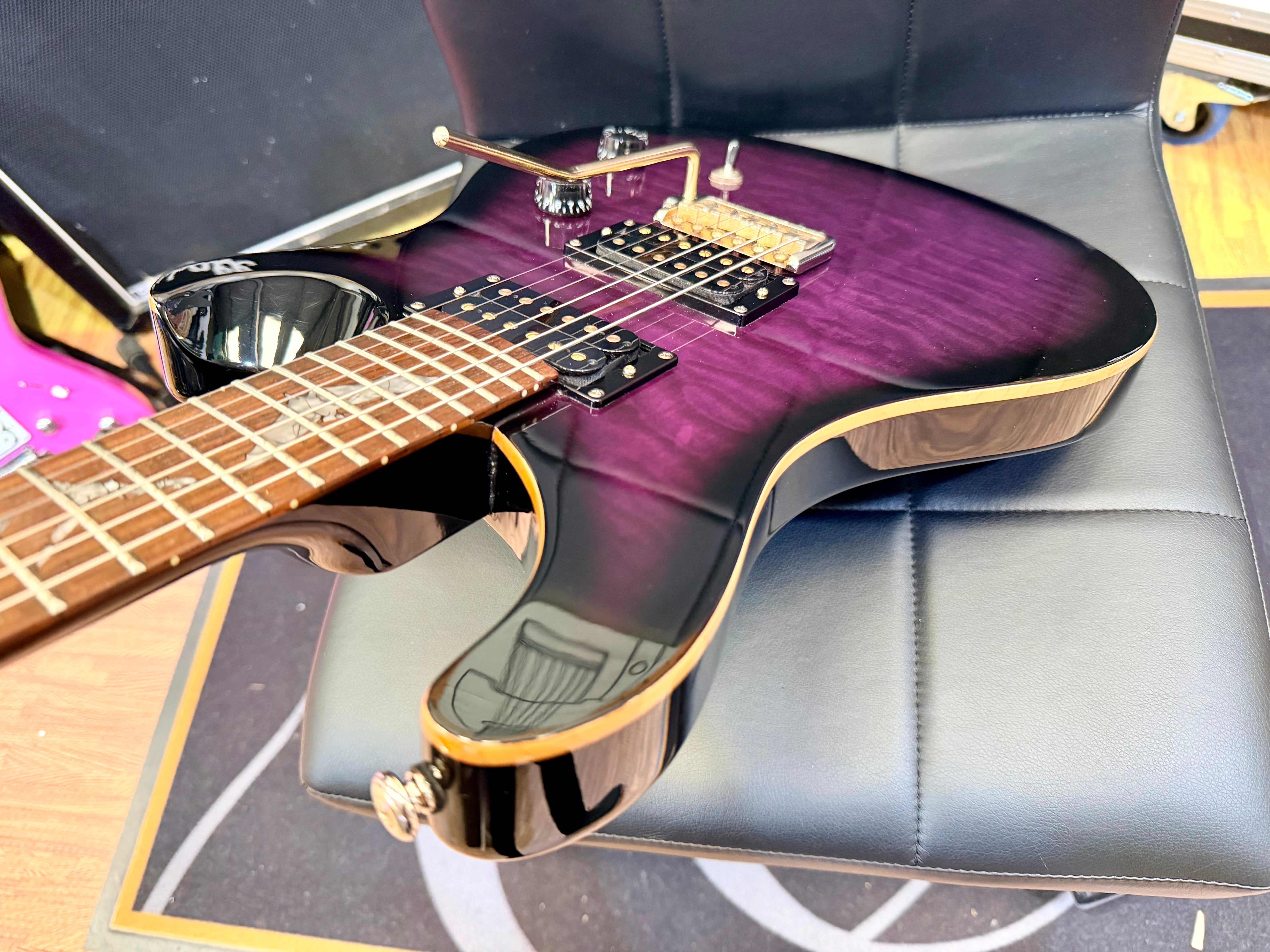 🦇 PRS SE Paul Allender Signature Purple Burst~ 2008 Korean~ Rare Early Model 🦇